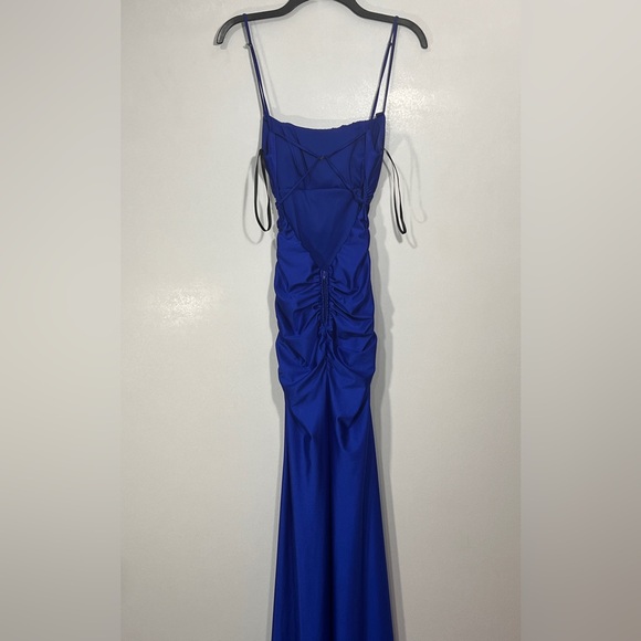 Windsor Martha Formal Satin Mermaid Long Dress /Size XS - Picture 3 of 10